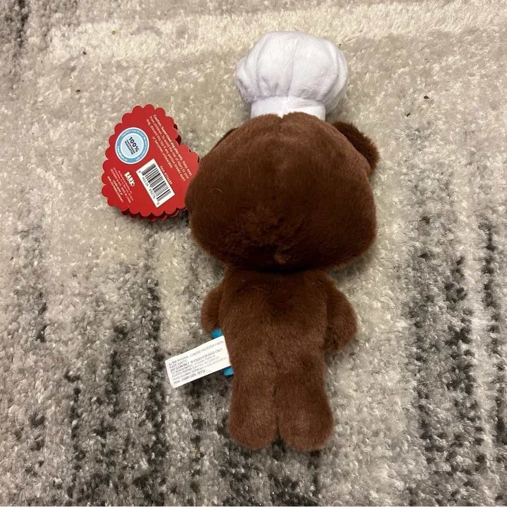 Bark Teddy Baker Dog Toy NWT
